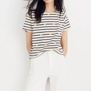 Madewell Embroidered Sun Setlist Boxy Tee